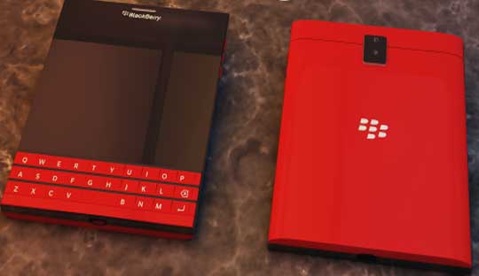 Blackberry Passport red
