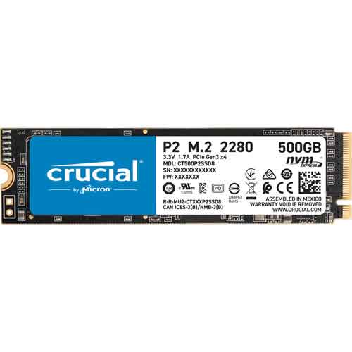 Crucial P2 M.2 PCIe NVMe SSD
