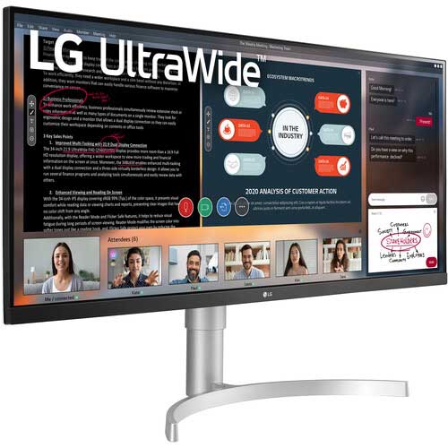 LG UltraWide 34WN650-W Display Monitor 