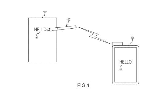 Apple-pen-patents-write-anywhere-and-transmitted-drawing-on-digital-devices