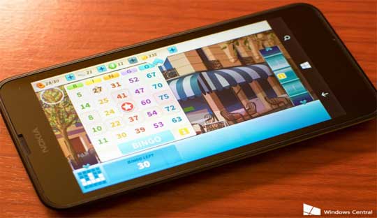 Microsoft Bingo App for Window Phone