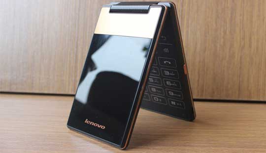 Lenovo-A588t-Flip-Smartphone--360-degree-rotate-with-Android-4