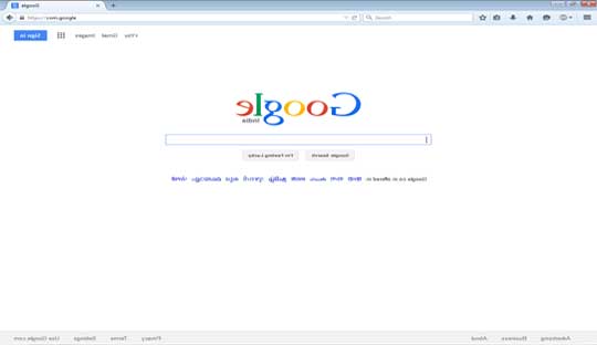Experience the reverse version of Google: com.google 