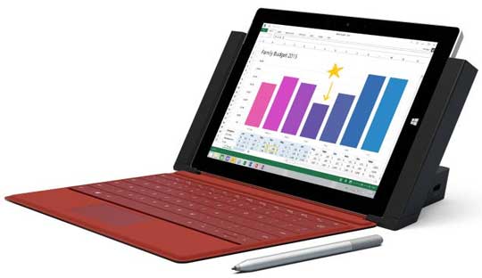 Microsoft Surface 3: 10.8 inch display, Intel Atom x7 and Win 8.1 OS Launched