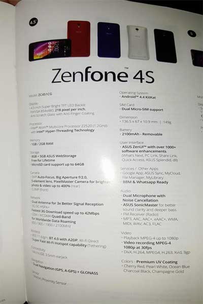 Zenfone-4S-Specs