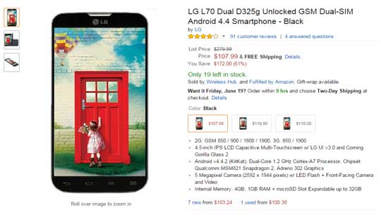 Genuine-discount-on-LG-L70-Dual-smartphone-up-to-$172
