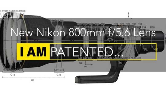 Nikon AF-S 800mm f/5.6E FL ED VR lens
