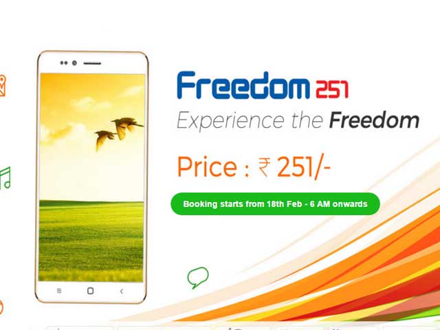 Freedom 251 Price in India