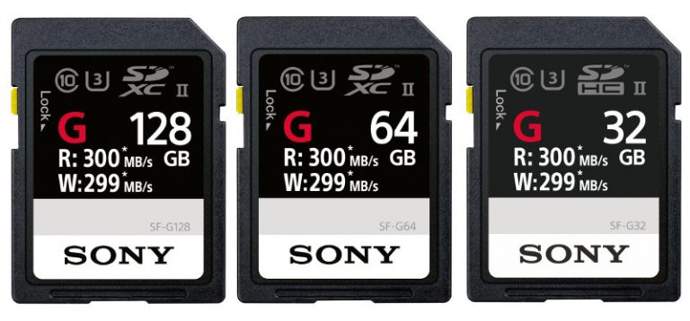 Sony SF-G UHS II SD card