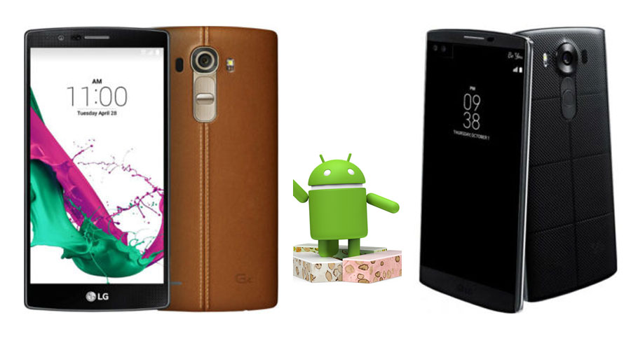 Android 7.0 Nougat for LG G4 and LG V10
