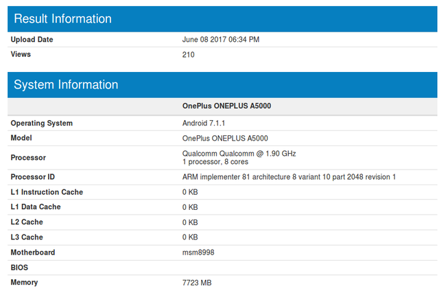 OnePlus 5 8GB RAM