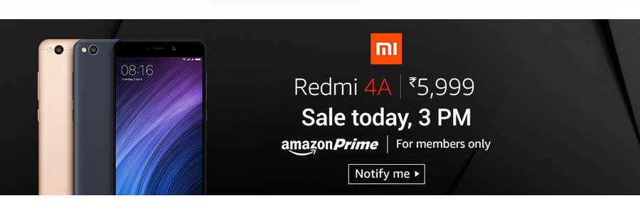 Xiaomi Redmi 4A buy Online India Amazon