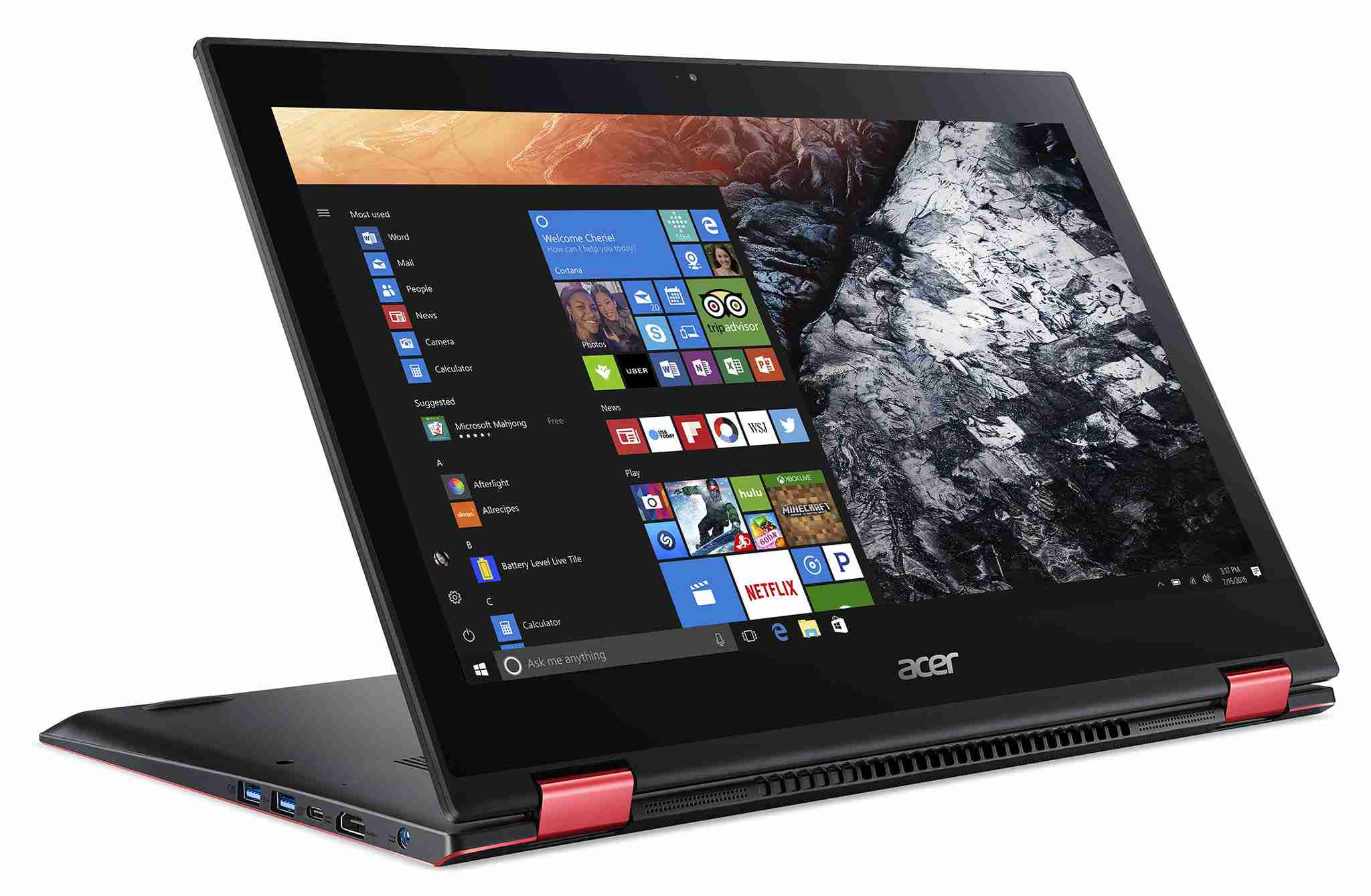 Acer Nitro 5 Spin Convertible Gaming Laptop With Touch Screen, Core i7, GTX 1050 Announced