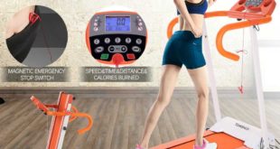 Tomshoo 500 W Treadmill electric running jogging machine home gym workout fitness machine