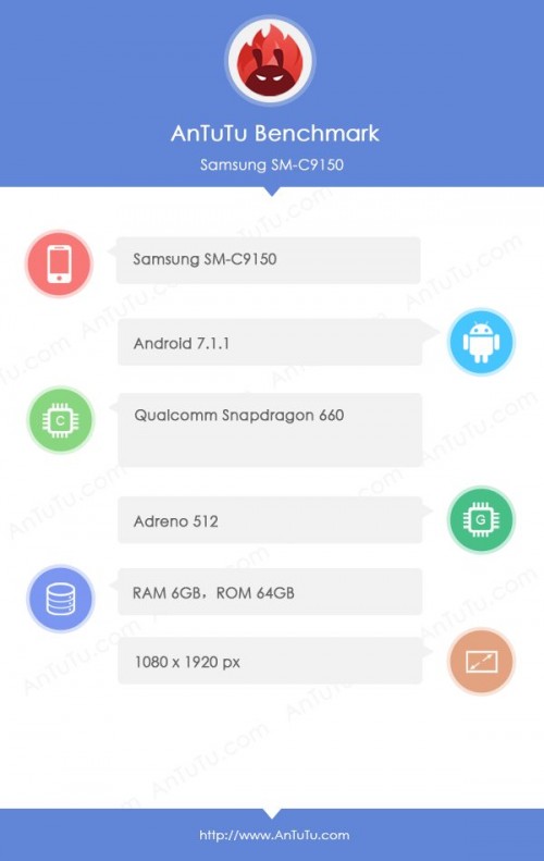 Samsung Galaxy C10 Plus Specifications