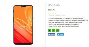 oneplus 6 price