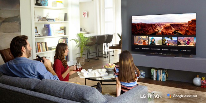Google Assistant on LG OLED TV
