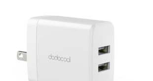 Dodocool 24W 2-Port USB Wall Charger Power Adapter