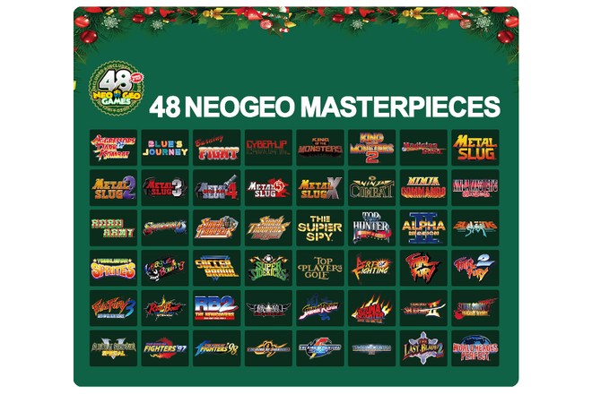 NeoGeo Mini Christmas Limited Edition Games