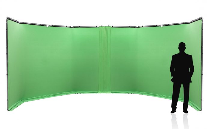 Lastolite Panoramic Background Chromakey Green Kit