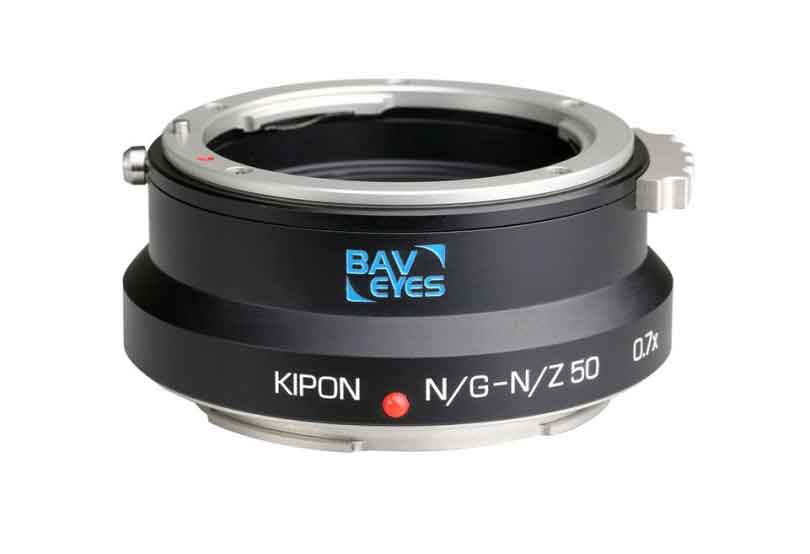 KIPON Baveyes 0.7x Lens Adapter for Nikon G-Mount Lens to Nikon Z