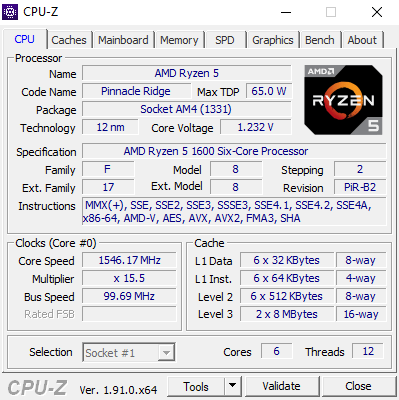 AMD Ryzen CPU-Z