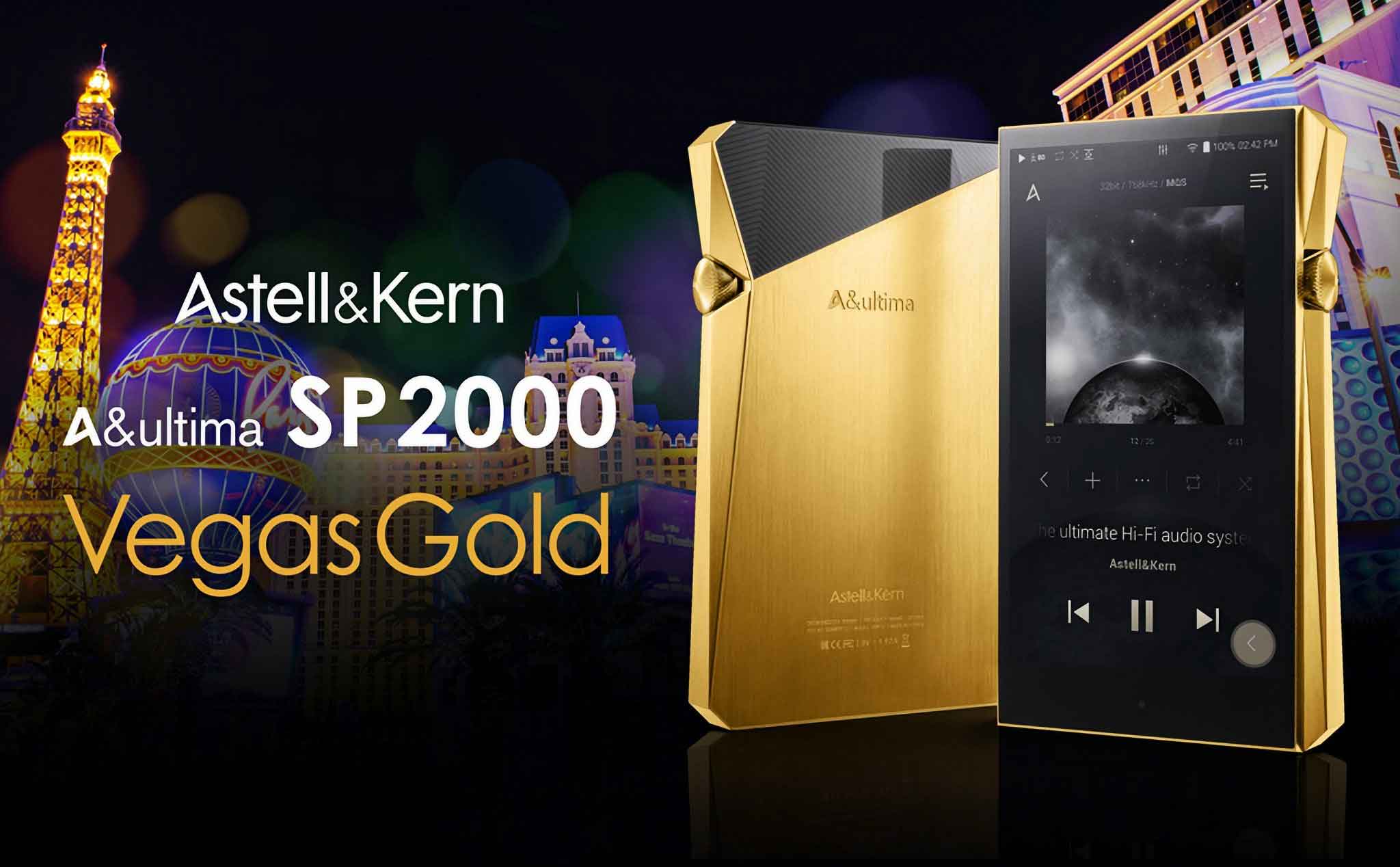 Astell & Kern SP2000 A&ultima Vegas Gold High-Resolution Music Player