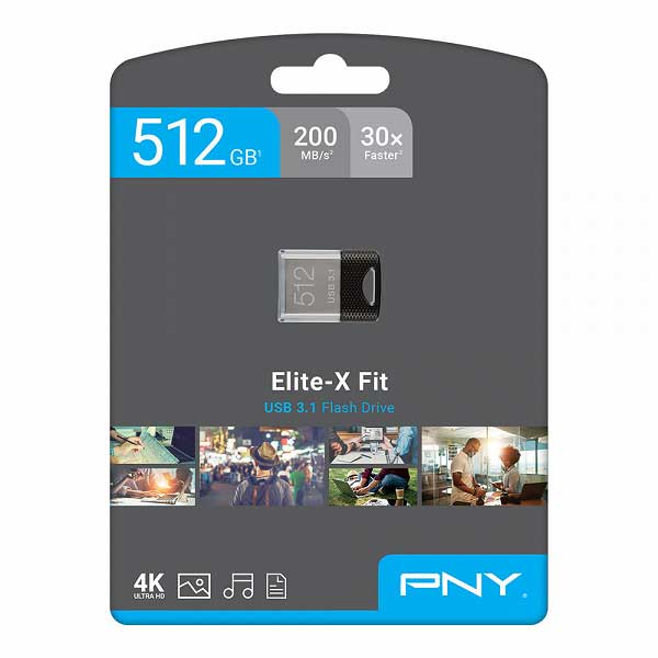 PNY 512GB Elite-X Fit USB 3.1 USB Stick