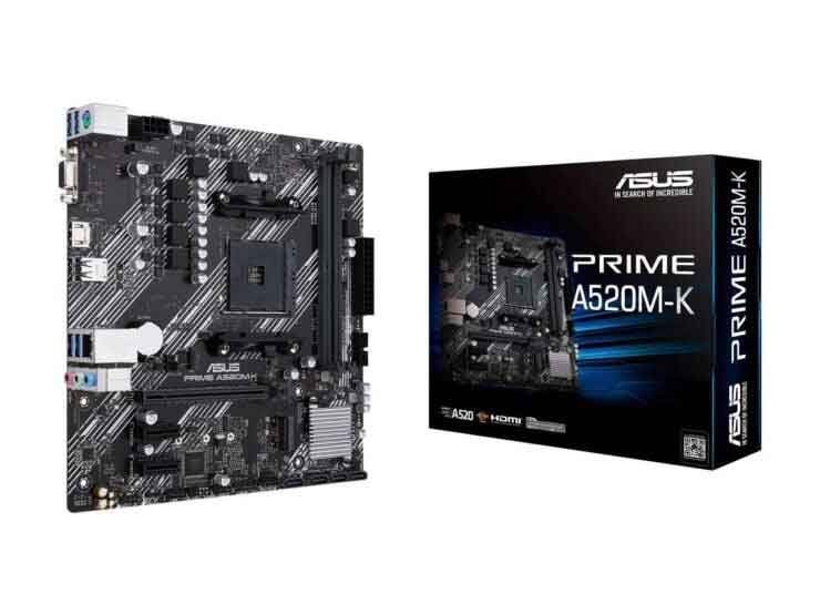 Asus Prime A520M-K Micro ATX Motherboard