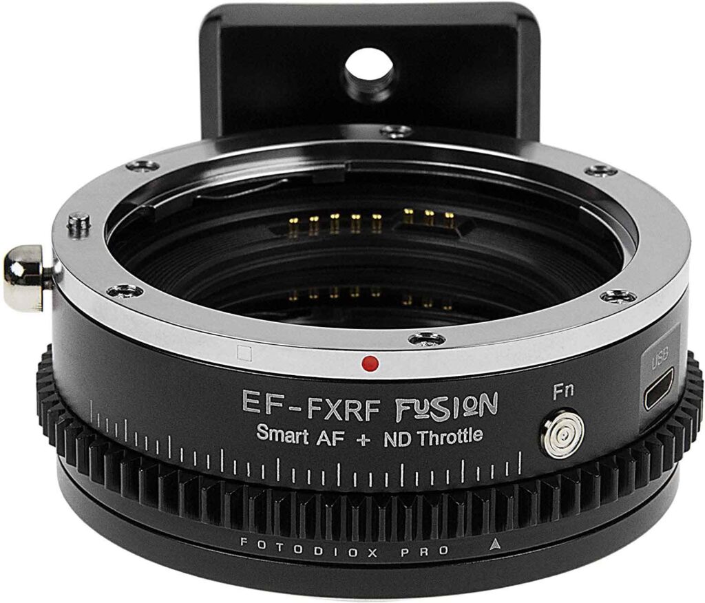 Fotodiox EF-FXRF Fusion Smart AF + ND Throttle Adapter for Canon EF, EF-S to Fujifilm X