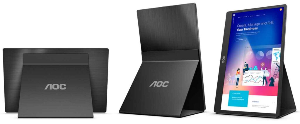 AOC 16T2 Portable IPS Monitor touchscreen display