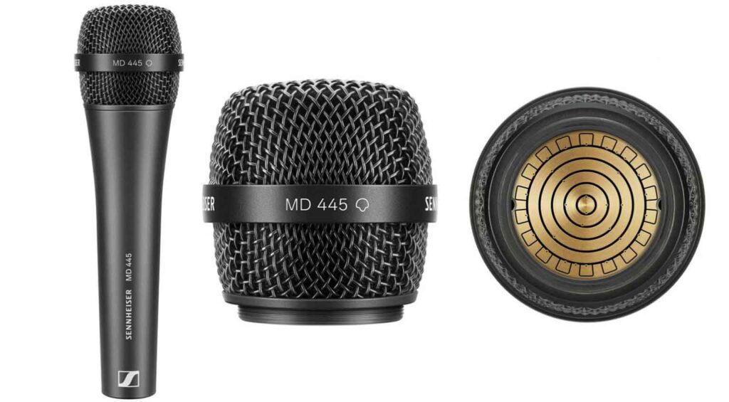 Sennheiser MD 435 and MD 445 Dynamic Microphones