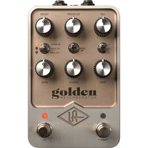 Golden Reverb Stereo Effects Pedal