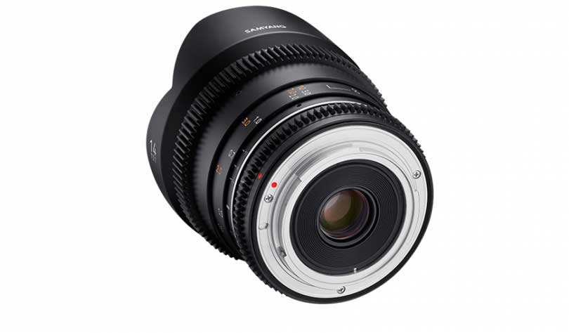 Samyang MF 14mm T3.1 VDSLR MK2 wide angle video lens