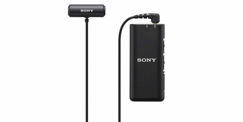 Sony ECM-W2BT and ECM-LV1 Wireless Microphones 