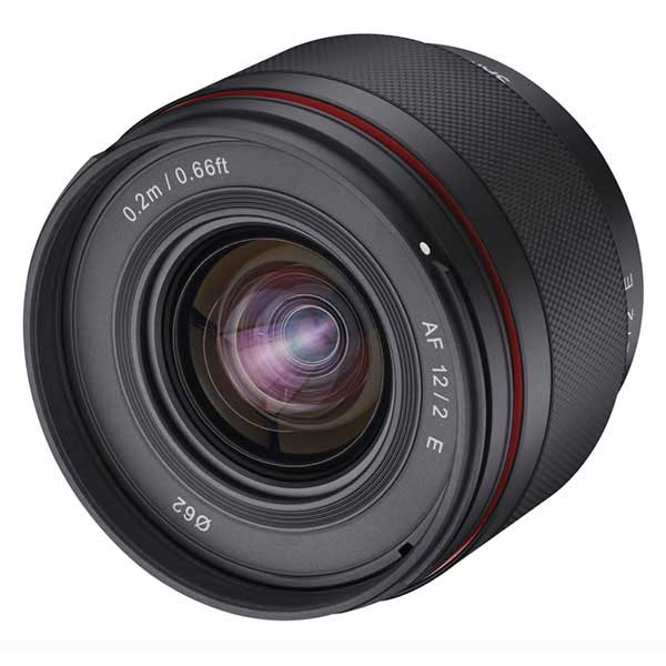 Samyang 12mm f2.0 AF sony e mount lenses