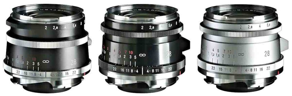 Voigtlander 28mm f2.0 Ultron Vintage Aspherical VM Lens for Leica M