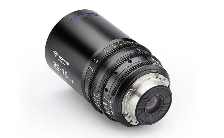 Tokina 25-75mm T2.9 Cinema Zoom lens