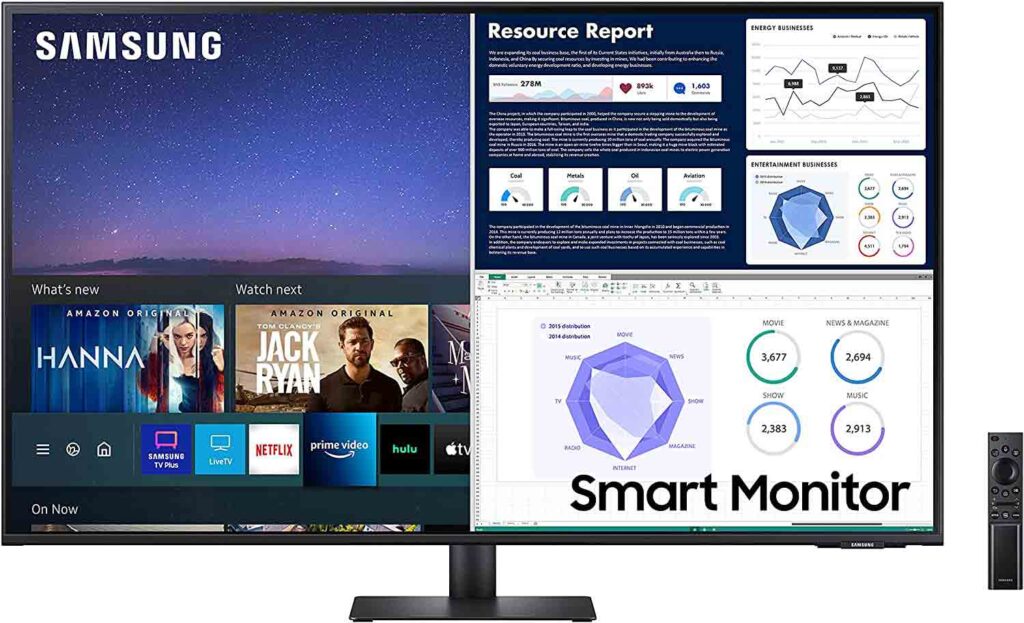 M7 smart samsung computer monitor