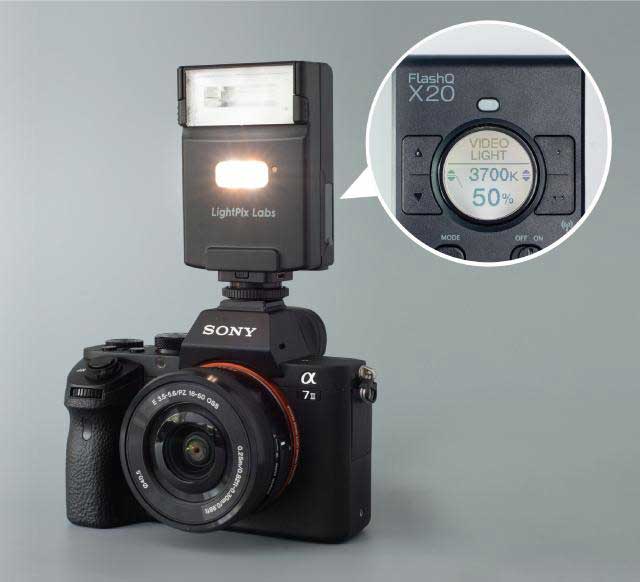 LightPix Labs FlashQ x20 compact flash for Sony cameras 