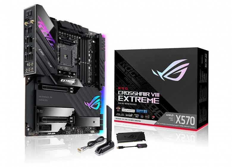 Asus ROG Crosshair VIII Extreme AMD AM4 X570S EATX Gaming Motherboard