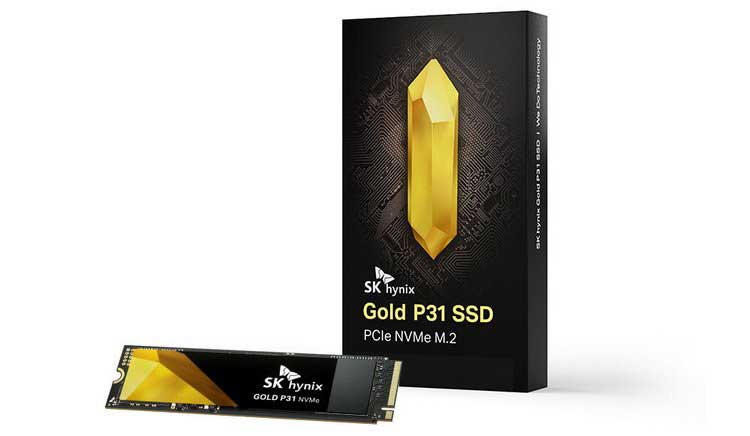 SK Hynix SSD Gold P31 PCIe NVMe 