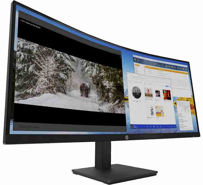 HP m34d HP curved monitor