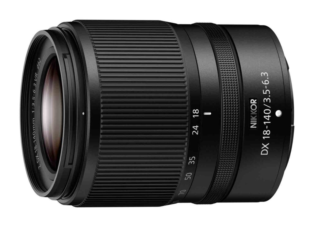 Nikkor Z DX 18-140mm f3.5–6.3 VR lens