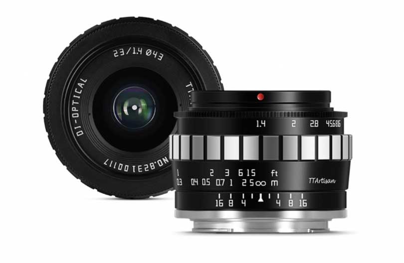 TTartisan 23mm F1.4 lens for APS-C cameras