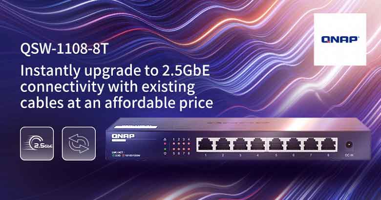 PC/タブレット ノートPC Best Unmanaged Gigabit Switch QNAP QSW-1108-8T with 2.5GbE ports