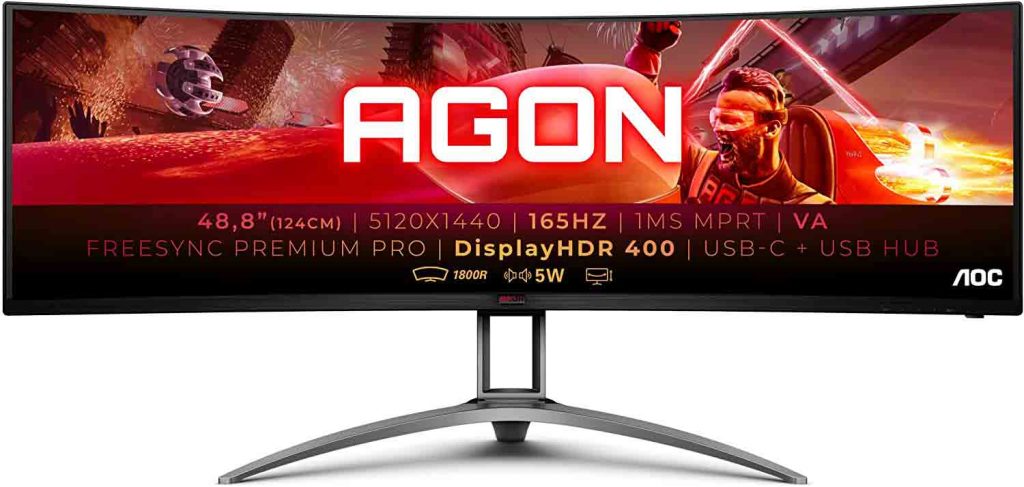 AOC AG493UCX2 49 curved monitor