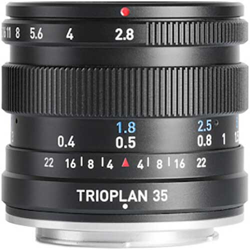 Meyer Optik Gorlitz Trioplan 35mm f2.8 II lens