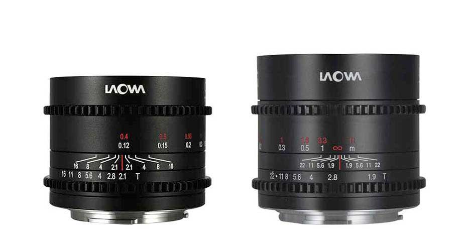 Laowa 10mm T2.1 and 17mm T1.9 MFT Cine Lenses