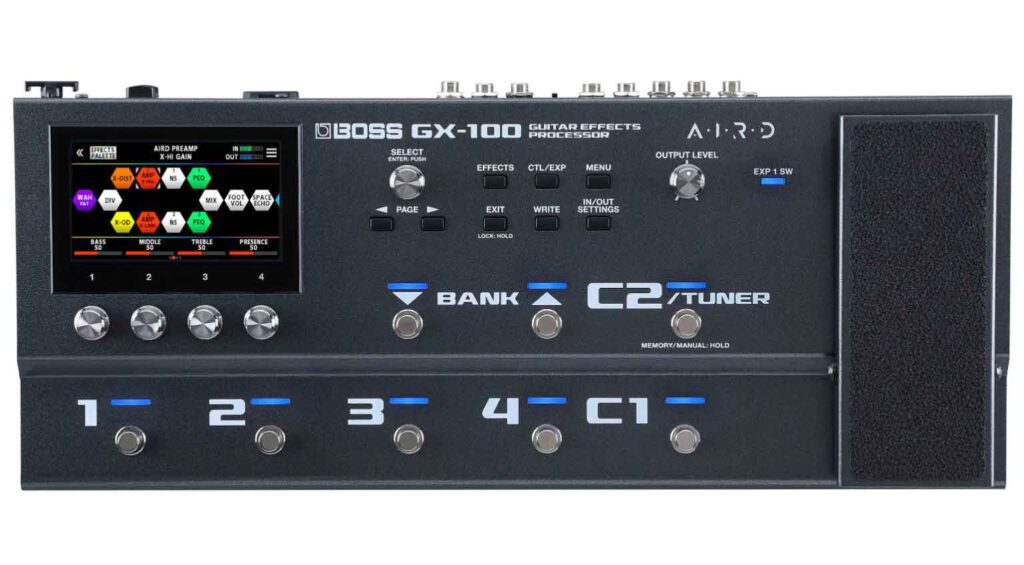 Boss GX-100 guitar effects pedals